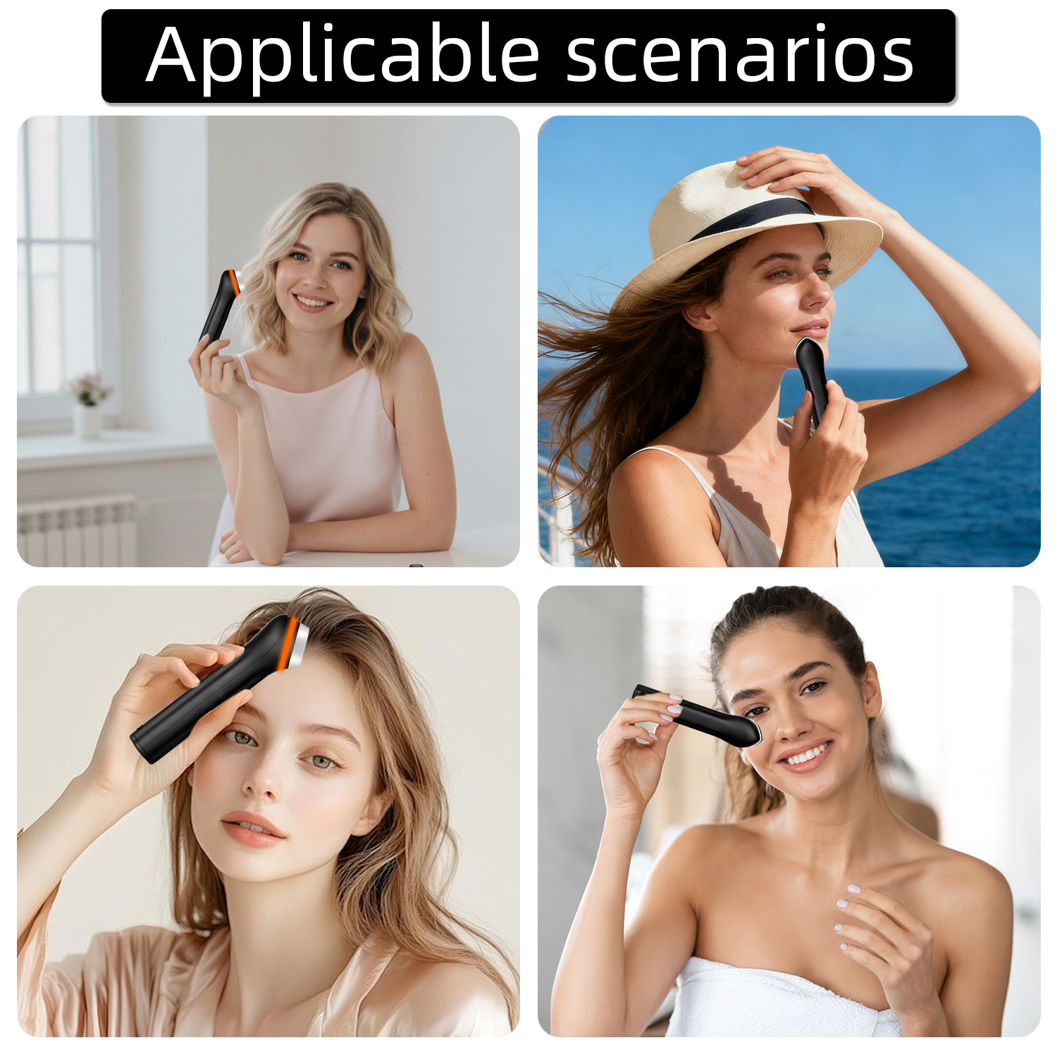 Ager Booster Pro Lifting Face Neck Therapy Device, Anti-Aging Skin Tightening Massager for Pore Refining Skincare Absorption - Image 5