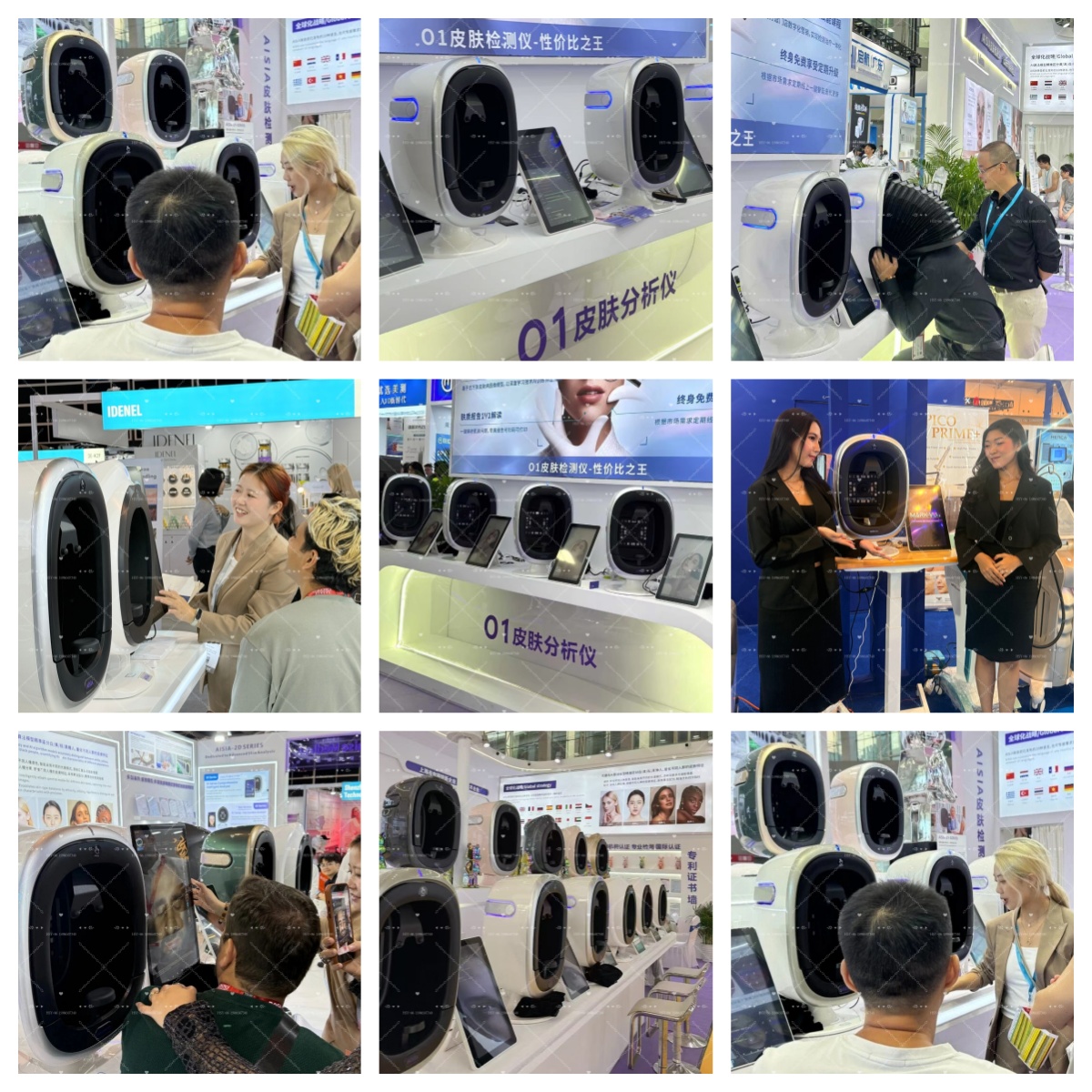 AISA O1 Pro Face Skin Analyzer Diagnostics Machine 15.6 Inch 3D AI Professional Facial Skin Tester Scanner Analyzer Report Print - Image 4