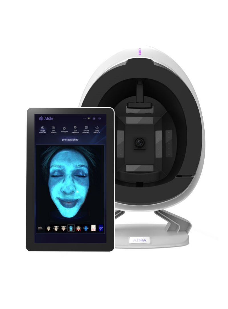 Aisia 3D Skin Analyzer Machine AI Magic Mirror 36 Million Pixels UV Pigmentations Detection Face Scanner Skin Analysis Machine - Image 6