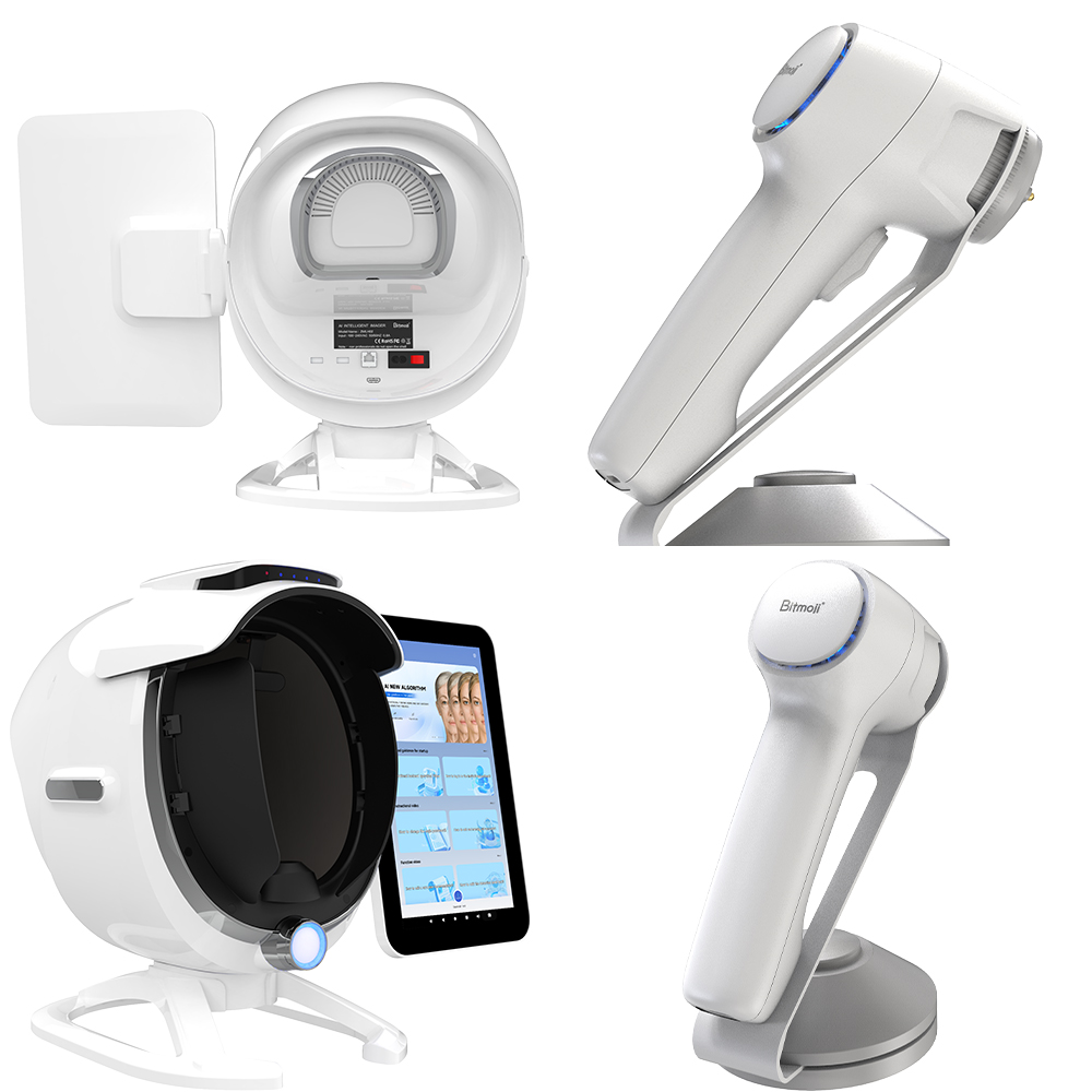 All Around Image Skin Analyzers 3D AI Intelligent 8 Spectrum Facial Camera Detector Beauty Equipment With 16.5 inch HD Screen A6