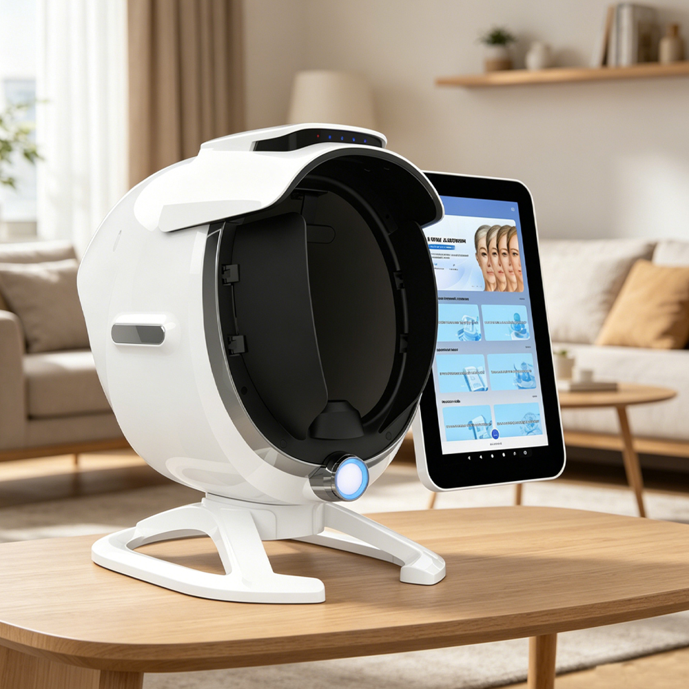 All Around Image Skin Analyzers 3D AI Intelligent 8 Spectrum Facial Camera Detector Beauty Equipment With 16.5 inch HD Screen A6 - Image 3