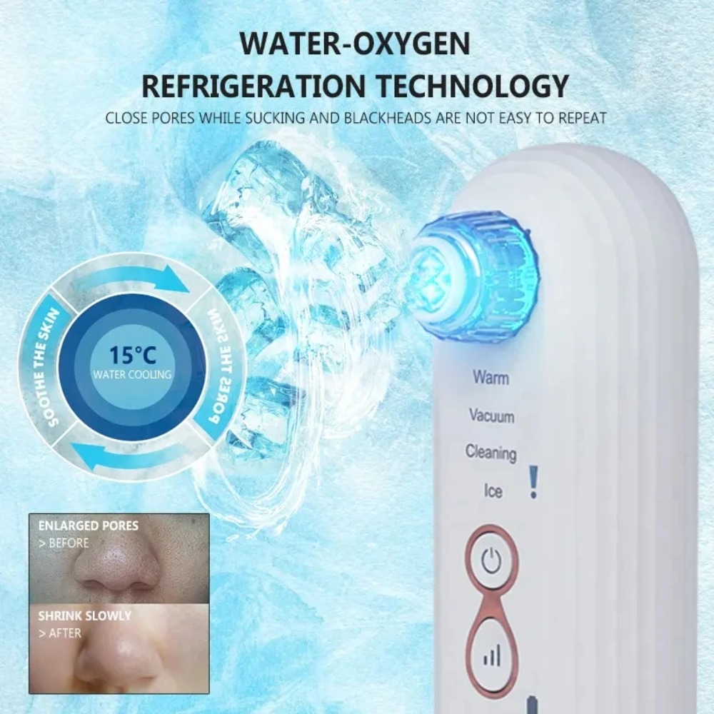 Blackhead Remover Vacuum Water Cycling Vacuum Blackhead Remover and Exfoliators Machine Skin Clean Water Vacuum Home Use - Image 3