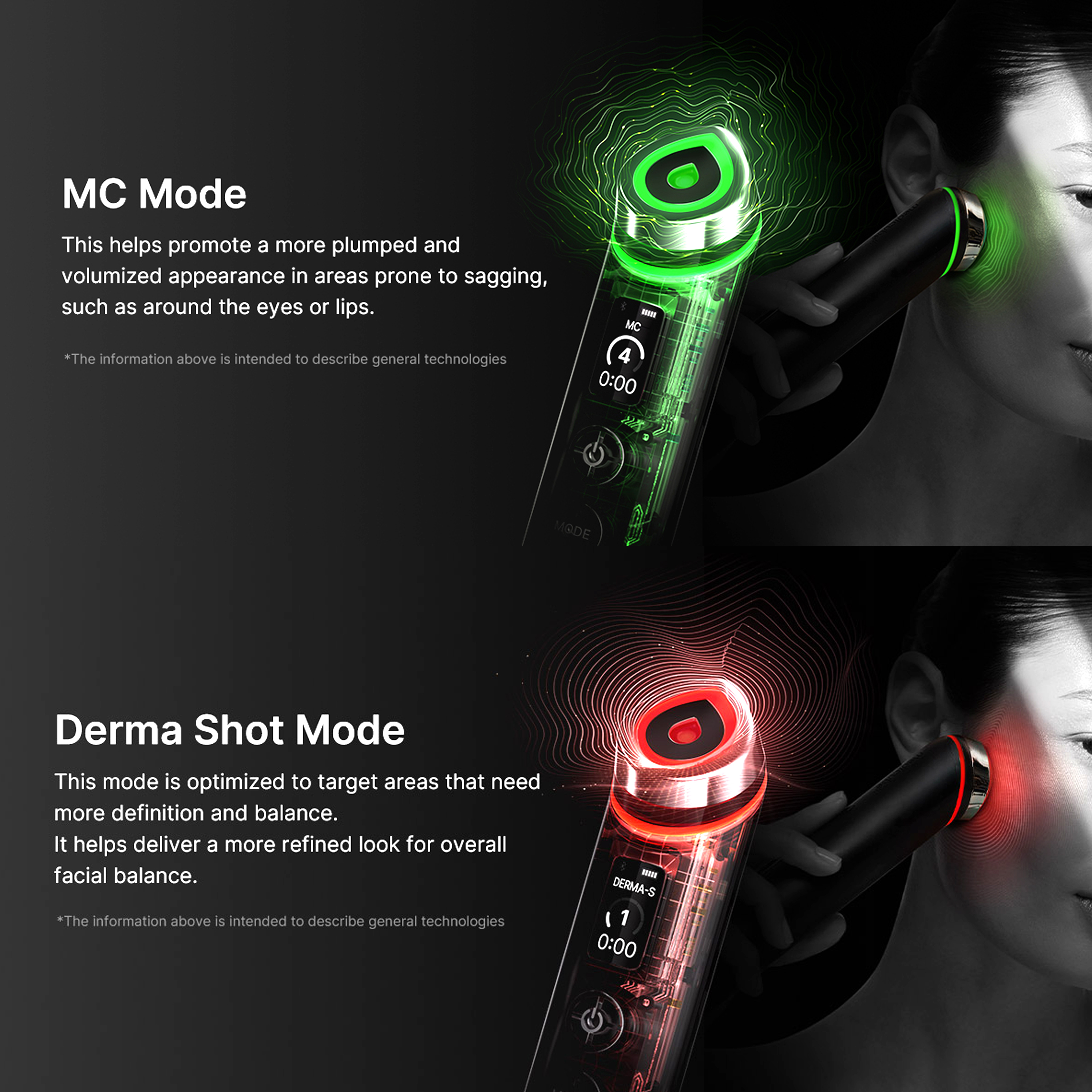 Booster Pro Led Facial Light Therapy EMS Microcurrent Facial Skin Care Facial Massager RF Facial  High Frequency Face Lifting - Image 3