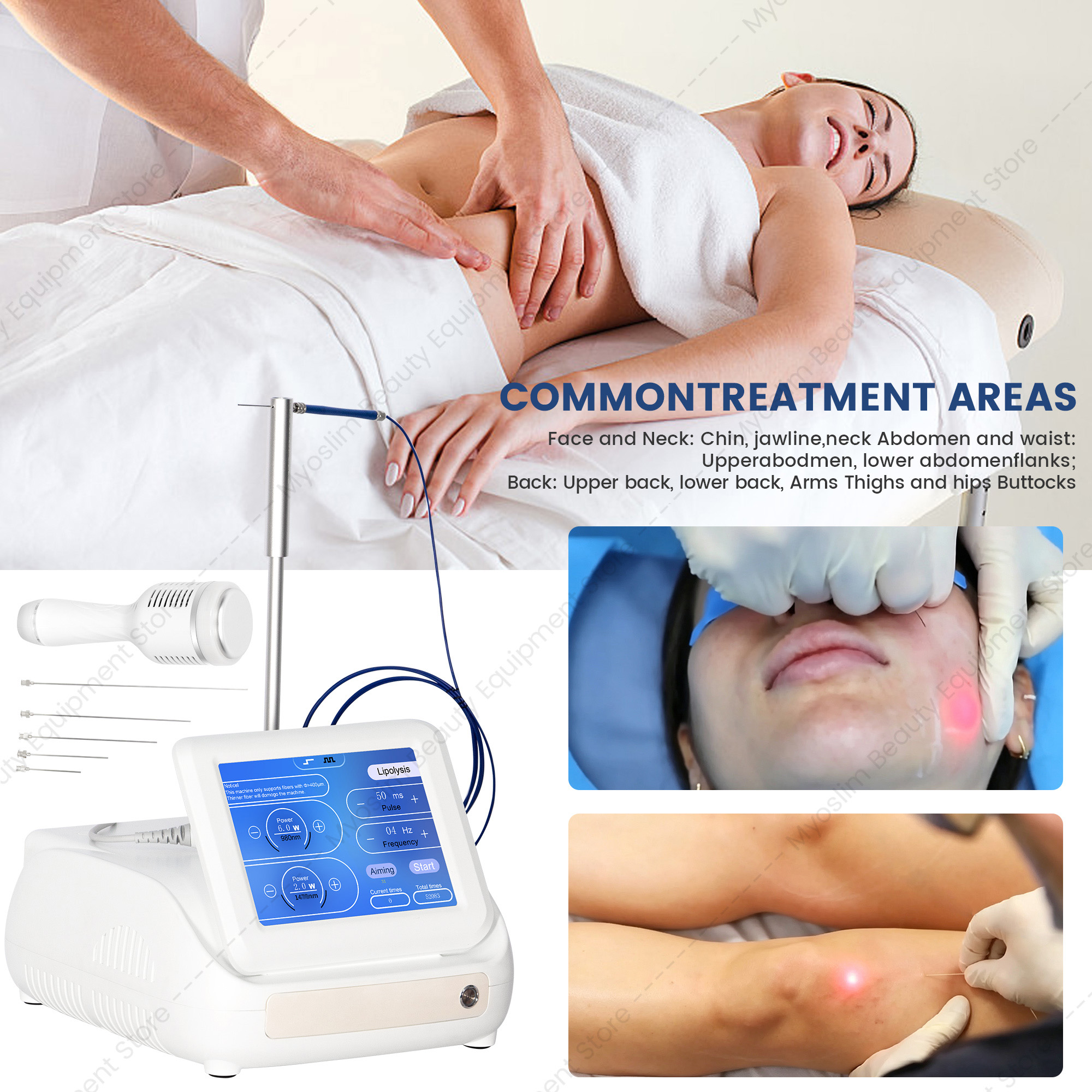 High 980nm+1470nm Dual Wavelength Home Use Beauty Equipment Anti-Aging Weight Loss Anti-Cellulite Personal Care Products