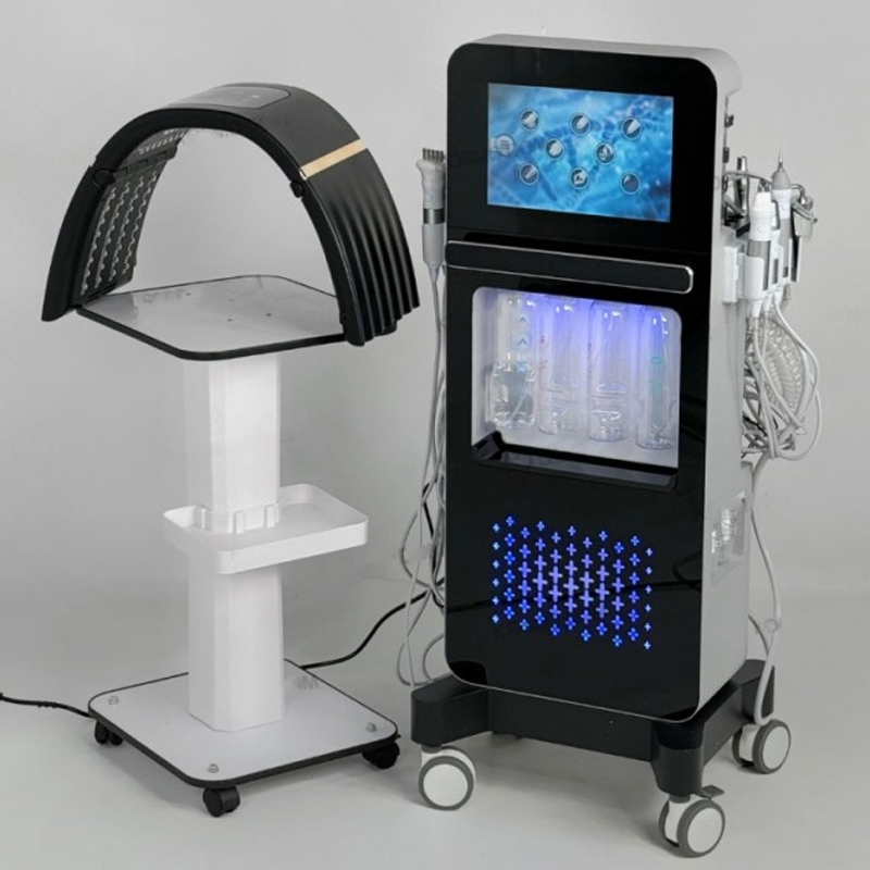 High-End 17-in-1 Hydrofacial Water Drop Skin Management Machine Bubble Oxygen Deep Cleansing Skin Rejuvenation Anti-Aging Device