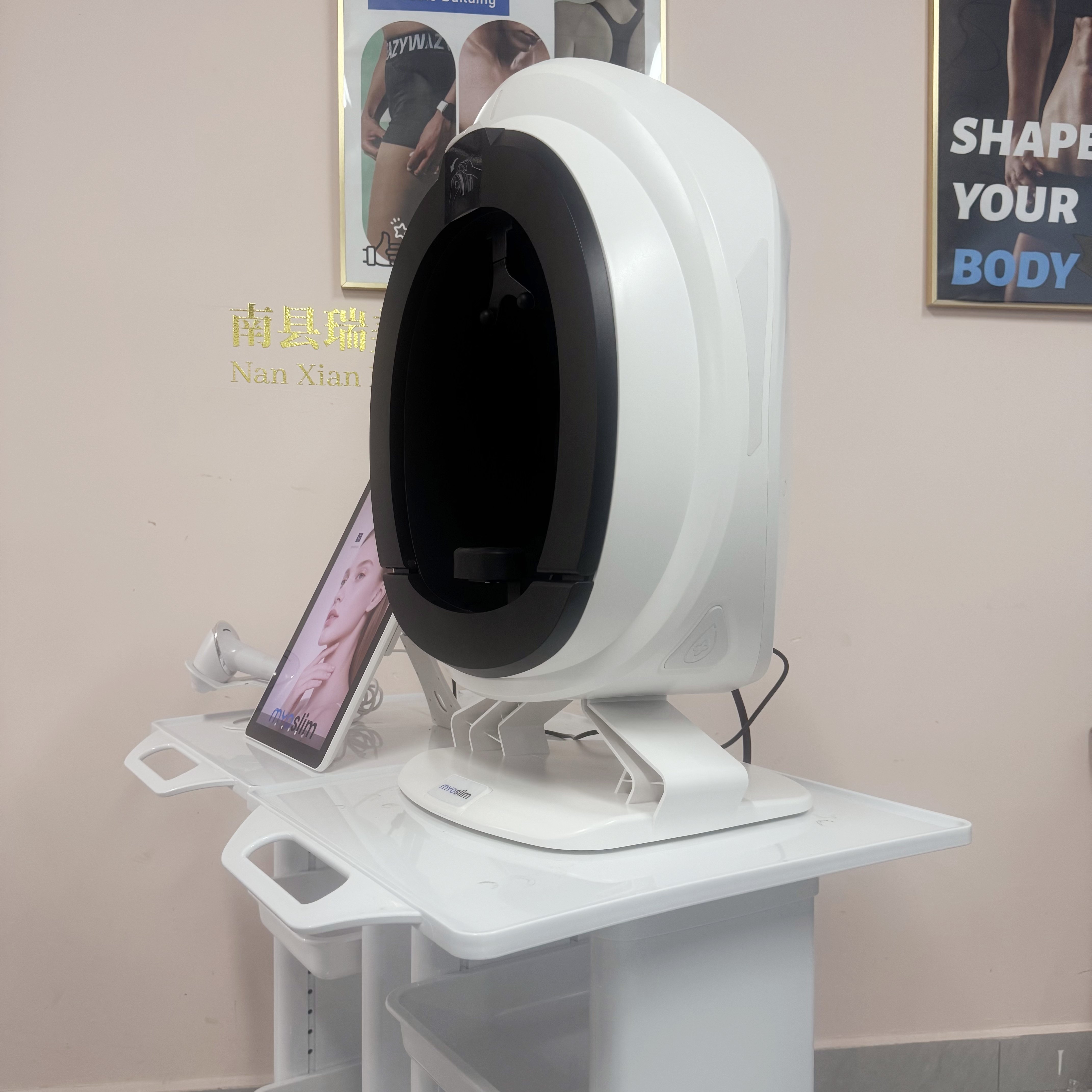 Portable Q1 Skin Care Facial Analyzer Machine Magic Mirror Face Camera Test Detector - Portable Skincare Testing Device - Image 6