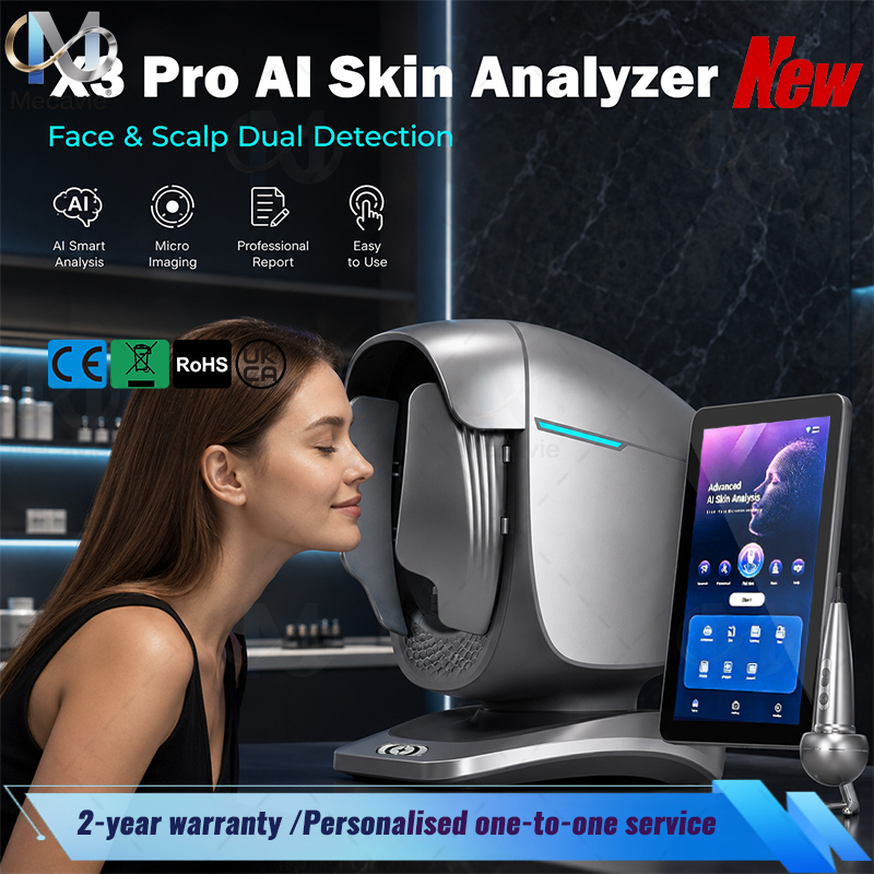 Professional AI Facial Skin Analyzer 15.6 Inch Touch Screen Scalp Tester Aging Prediction Skin Diagnostic Device for Beauty Salon - Image 6