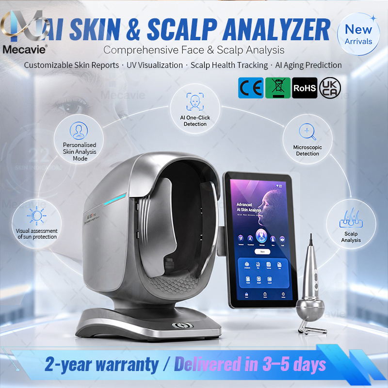 Professional AI Skin Analyzer 3D Face Scanner 12MP HD Camera Multi-Indicator Detection Salon-Grade Skin Analysis System Beauty - Image 3