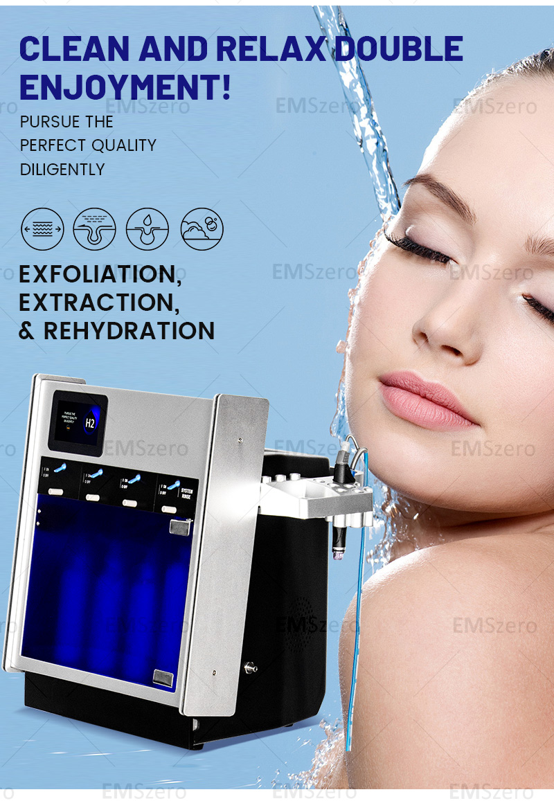 Professional H2 Machine For Deep Cleansing Hydration Anti Aging Skin Care Beauty Salon Equipment
