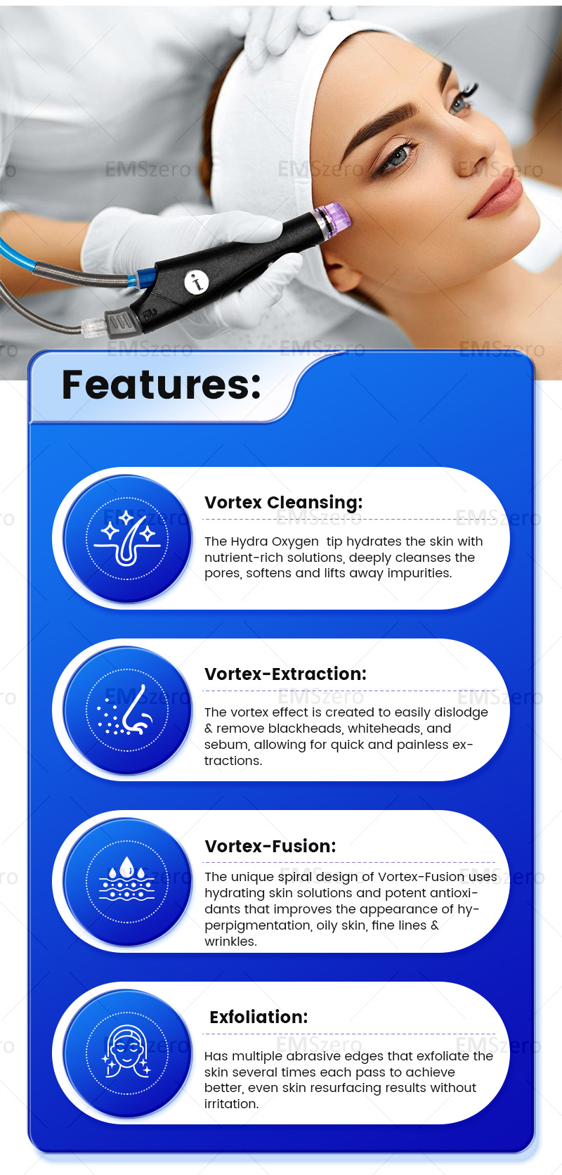 Professional H2 Machine For Deep Cleansing Hydration Anti Aging Skin Care Beauty Salon Equipment - Image 3
