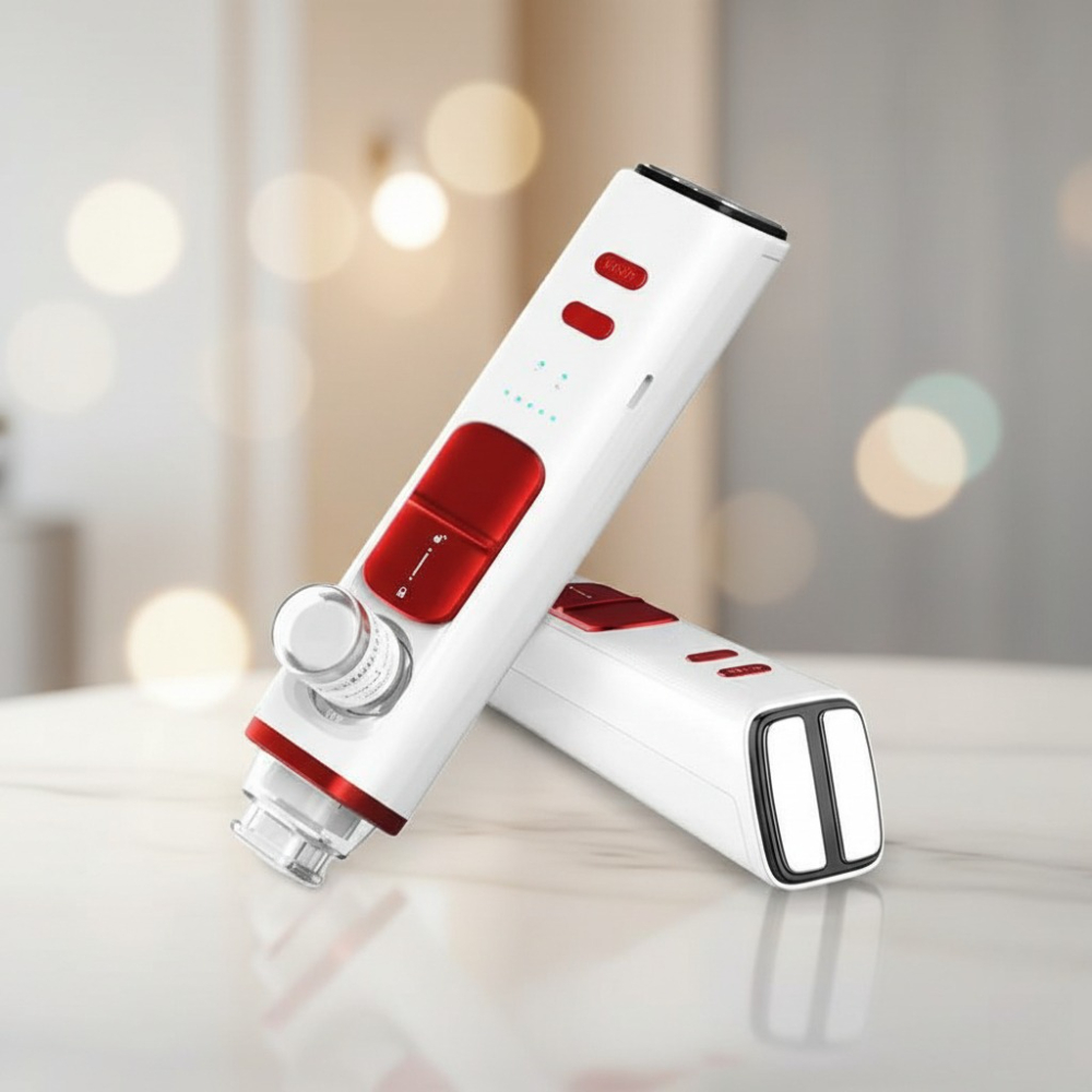 Professional Mesotherapy Gun for Facial Skin Care, Double-headed Negative Pressure Conductive Pulse To Revitalize The Skin - Image 3