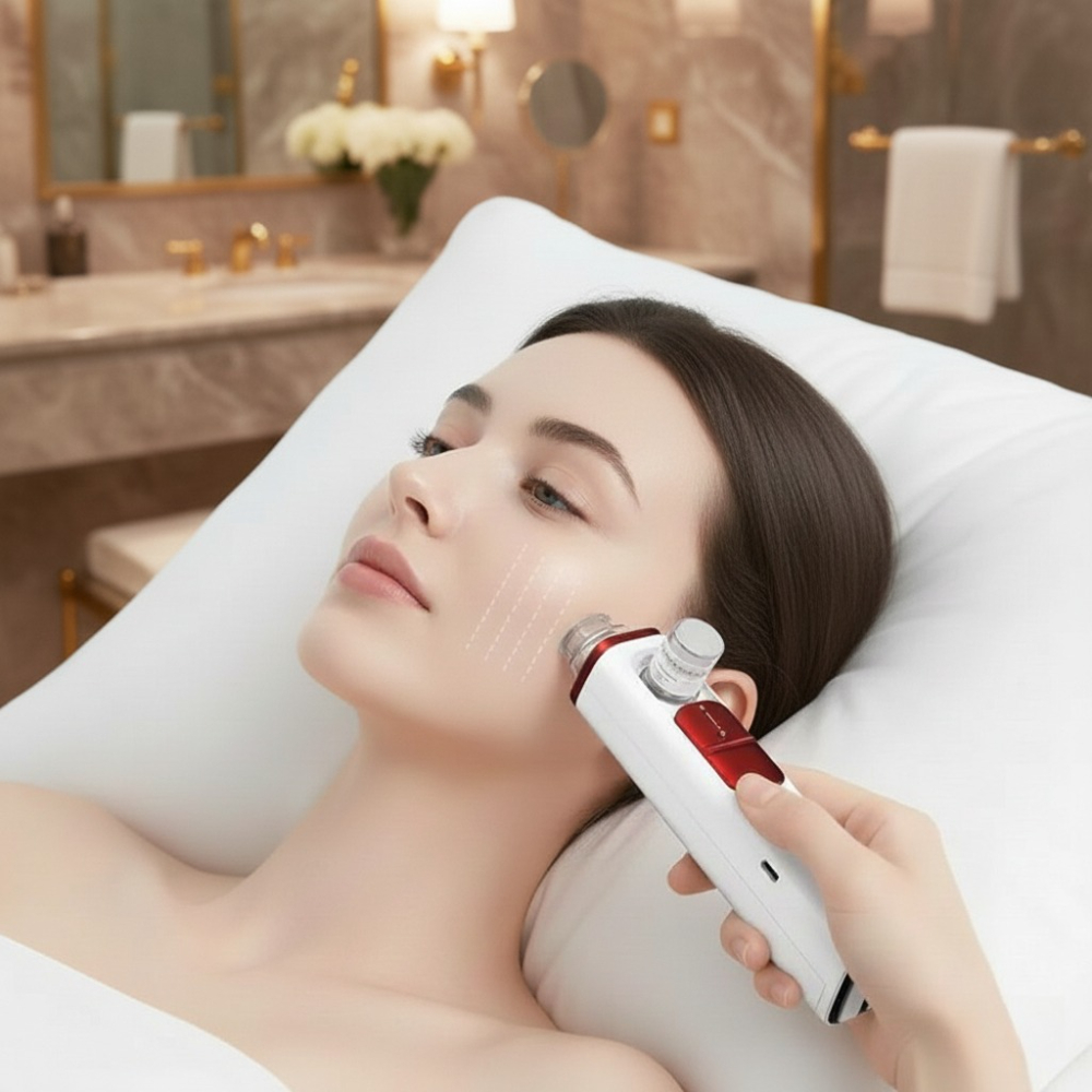 Professional Mesotherapy Gun for Facial Skin Care, Double-headed Negative Pressure Conductive Pulse To Revitalize The Skin - Image 4
