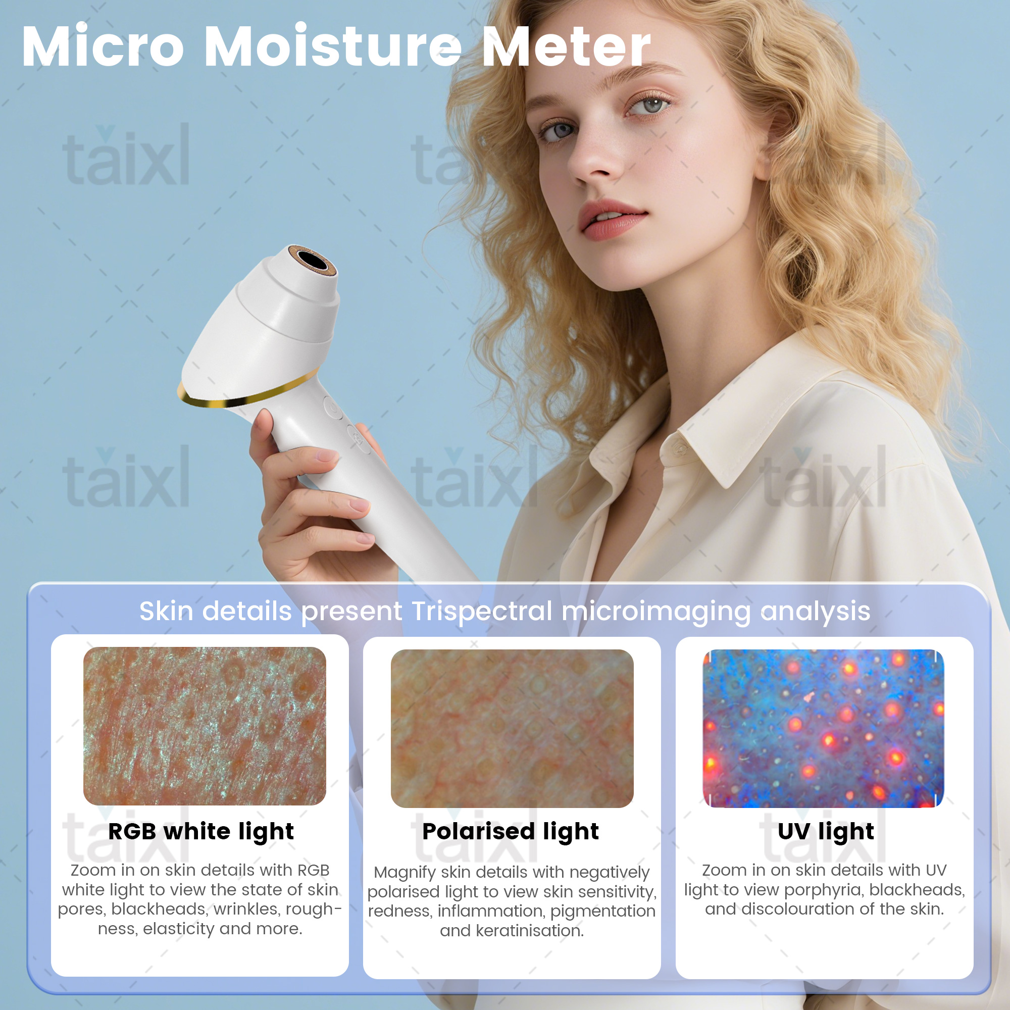Skin Analyzer Professional Machine 21.5 inch AI Intelligent Magic Mirror 3D Digital Skin Detector Facial Analysis Face Analyzer