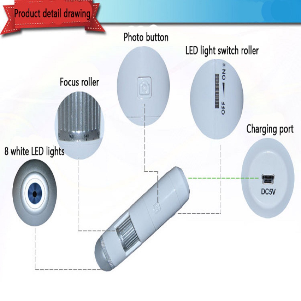 Wireless AI Hair Follicle Detector for Salon Use