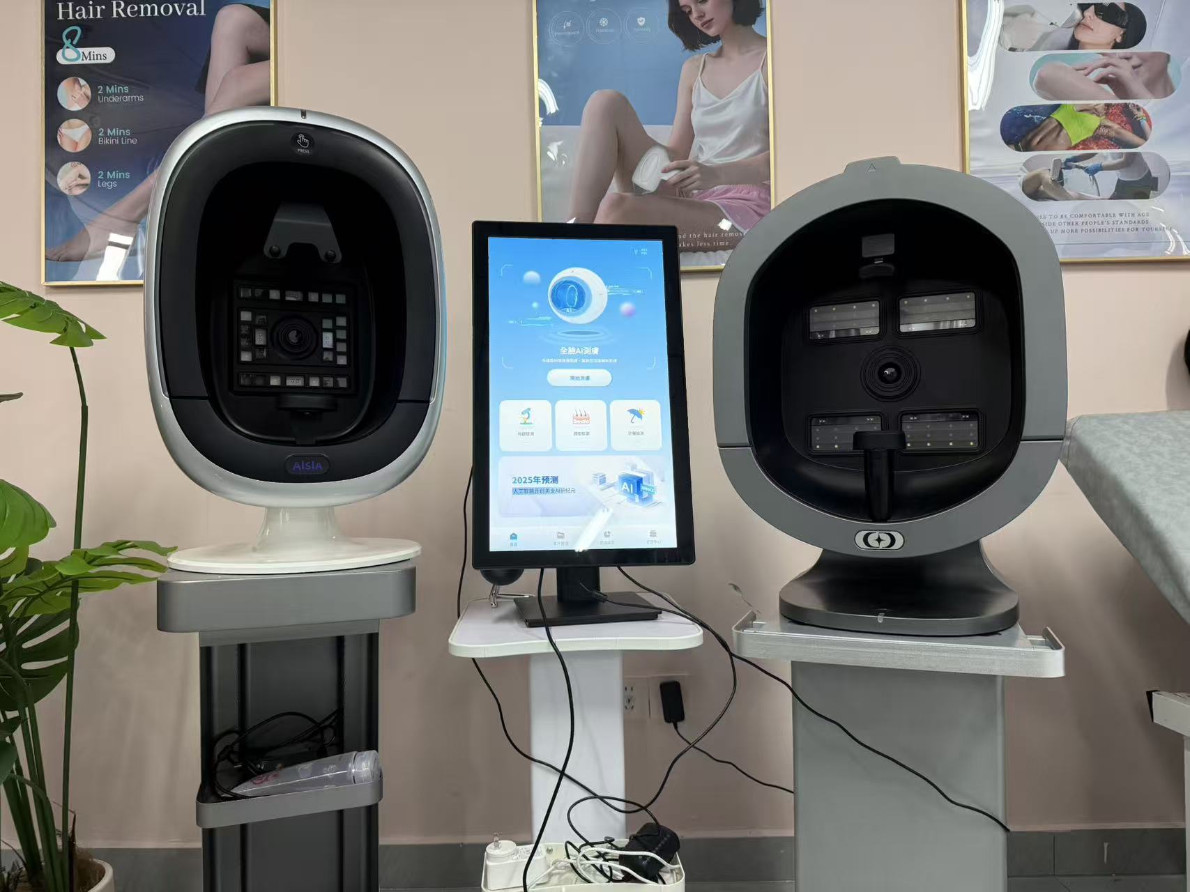 X5 Pro All In One AI Skin Scalp Analyzer 9 Spectrum Facial Scanner 3D Skin Aging Prediction Hair Follicle Detector With HD Touch - Image 3