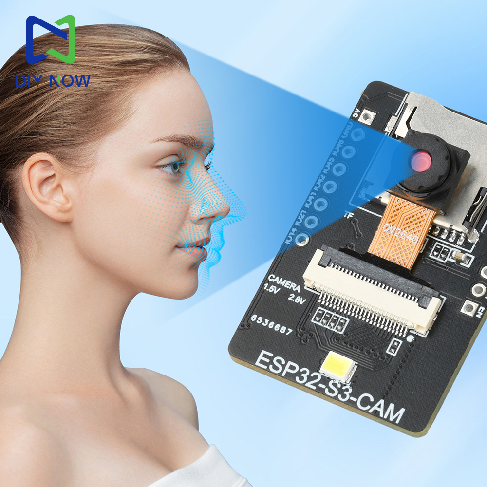 ESP32-S3-CAM WiFi Bluetooth Development Board Visual Recognition Module OV2640/OV3660 Cameras SD Card Type-C AI Vision Module - Image 3