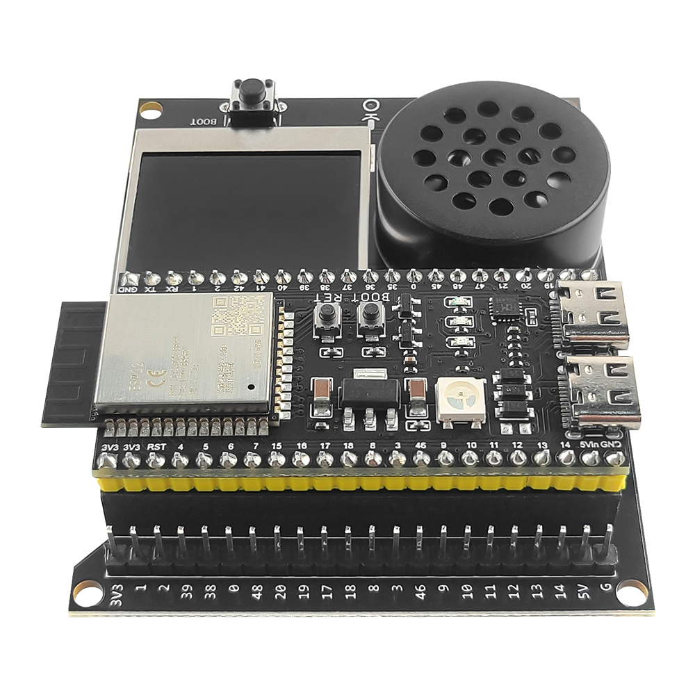 ESP32 S3 N16R8 Development Board with Speaker 1.54 Inch TFT Display Expansion Adapter Kit for DIY AI Type-C Wifi Module ESP32-S3