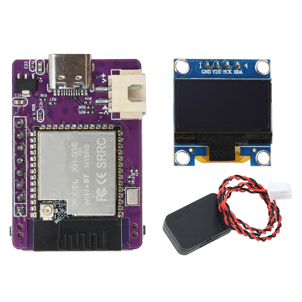 ESP32-S3-N16R8 Voice Chat Module For Xiaozhi Ai Artificial Intelligence Development Board Onboard 0.96-Inch OLED Screen