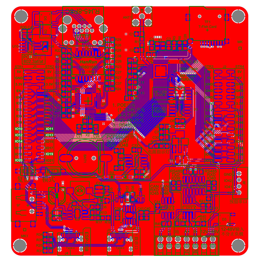 RS485 ESP32-S3 N16R8 Development Board POE Power 3DBI BT WiFi Module AI Industrial Internet of Things W5500 ETH PCF8563 TF USB - Image 6