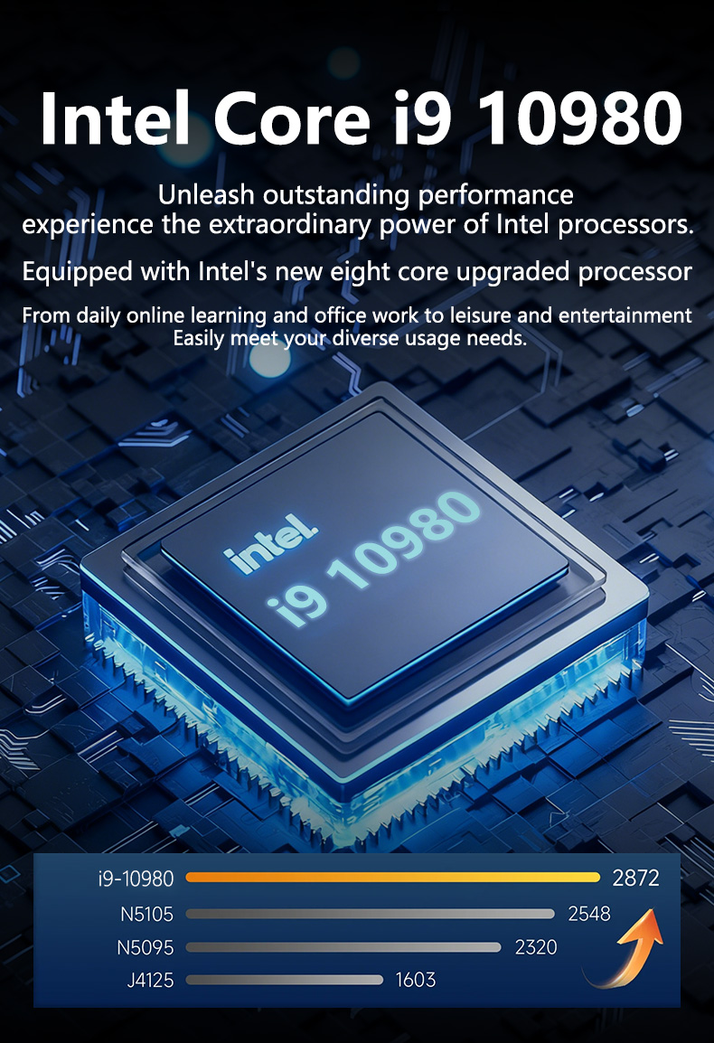 15.6' Intel Core I9 10980HK Windows 11 Pro Laptop Computer 32GB RAM 512GB 1TB 2TB SSD Portable Notebook PC Office Study Laptops - Image 5