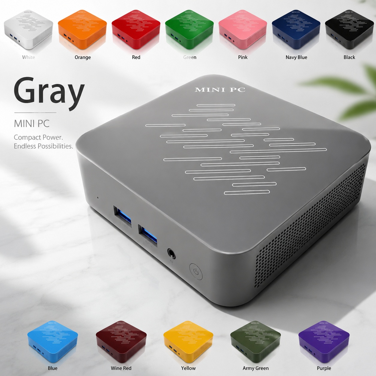 Core I9-10980HK Mini PC 32GB DDR4 2TB NVMe SSD Triple 4K Screen Display Desktop Computer WiFi6 Bluetooth 5.2 Small PC Office