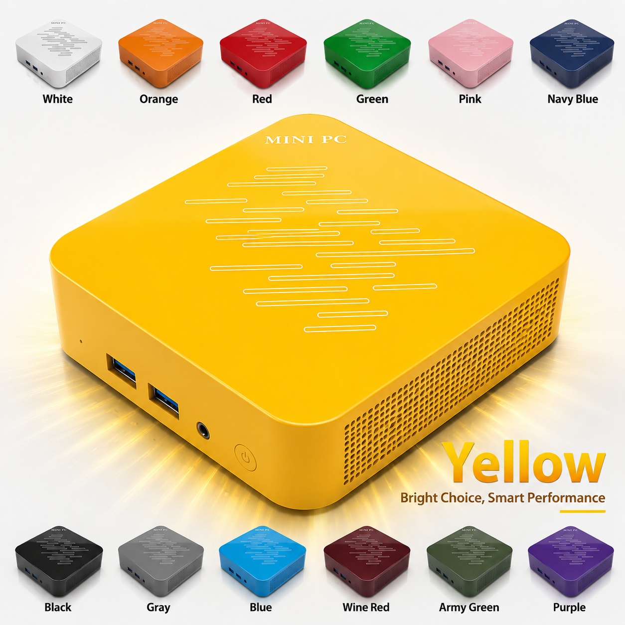 Core I9-10980HK Mini PC 32GB DDR4 2TB NVMe SSD Triple 4K Screen Display Desktop Computer WiFi6 Bluetooth 5.2 Small PC Office - Image 3
