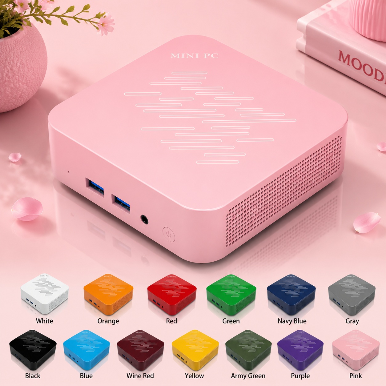 Core I9-10980HK Mini PC 32GB DDR4 2TB NVMe SSD Triple 4K Screen Display Desktop Computer WiFi6 Bluetooth 5.2 Small PC Office - Image 5