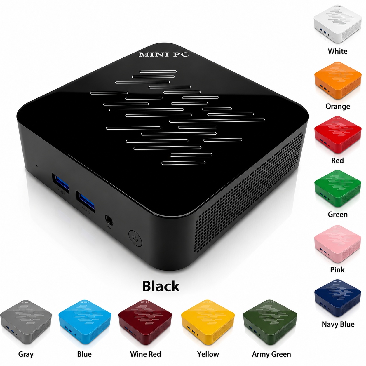 Core I9-10980HK Mini PC 32GB DDR4 2TB NVMe SSD Triple 4K Screen Display Desktop Computer WiFi6 Bluetooth 5.2 Small PC Office - Image 6