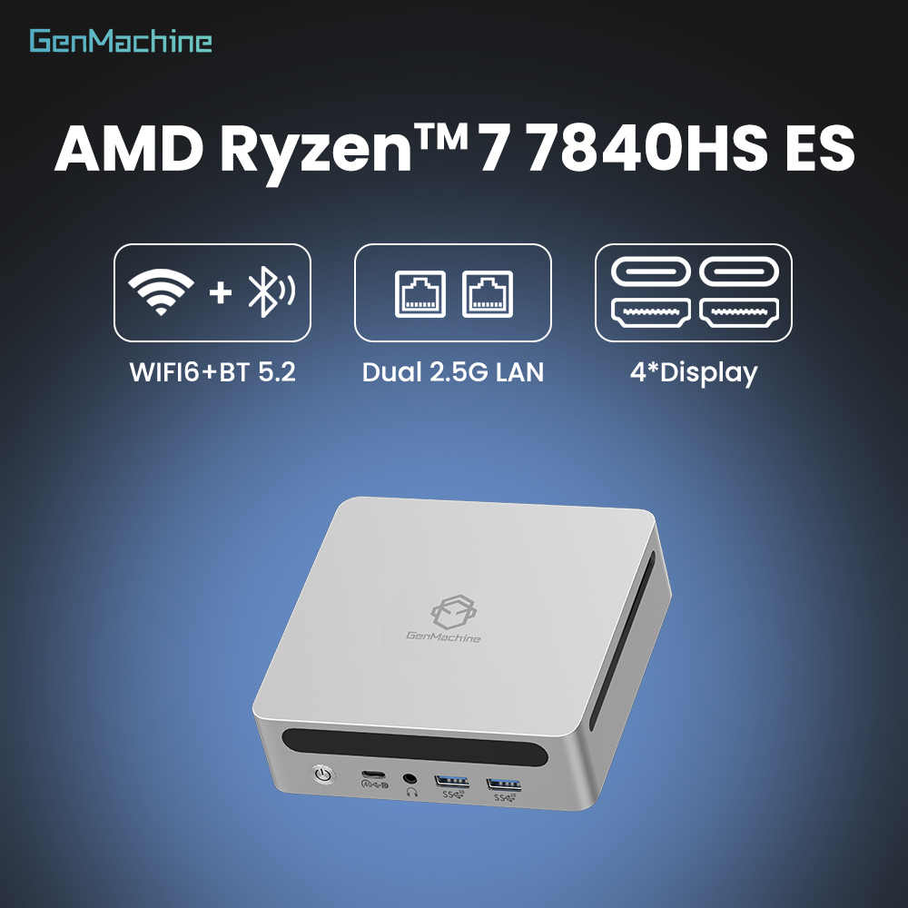 Gen Machine Mini PC Ryzen 7 7840HS 32GB DDR5