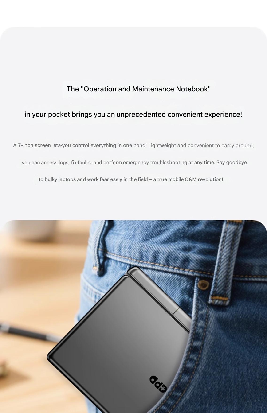 GPD Micro PC 2 new 7‘’handheld laptop 1080p touch screen operation and maintenance debugging two-in-one flip cover mini portable - Image 4