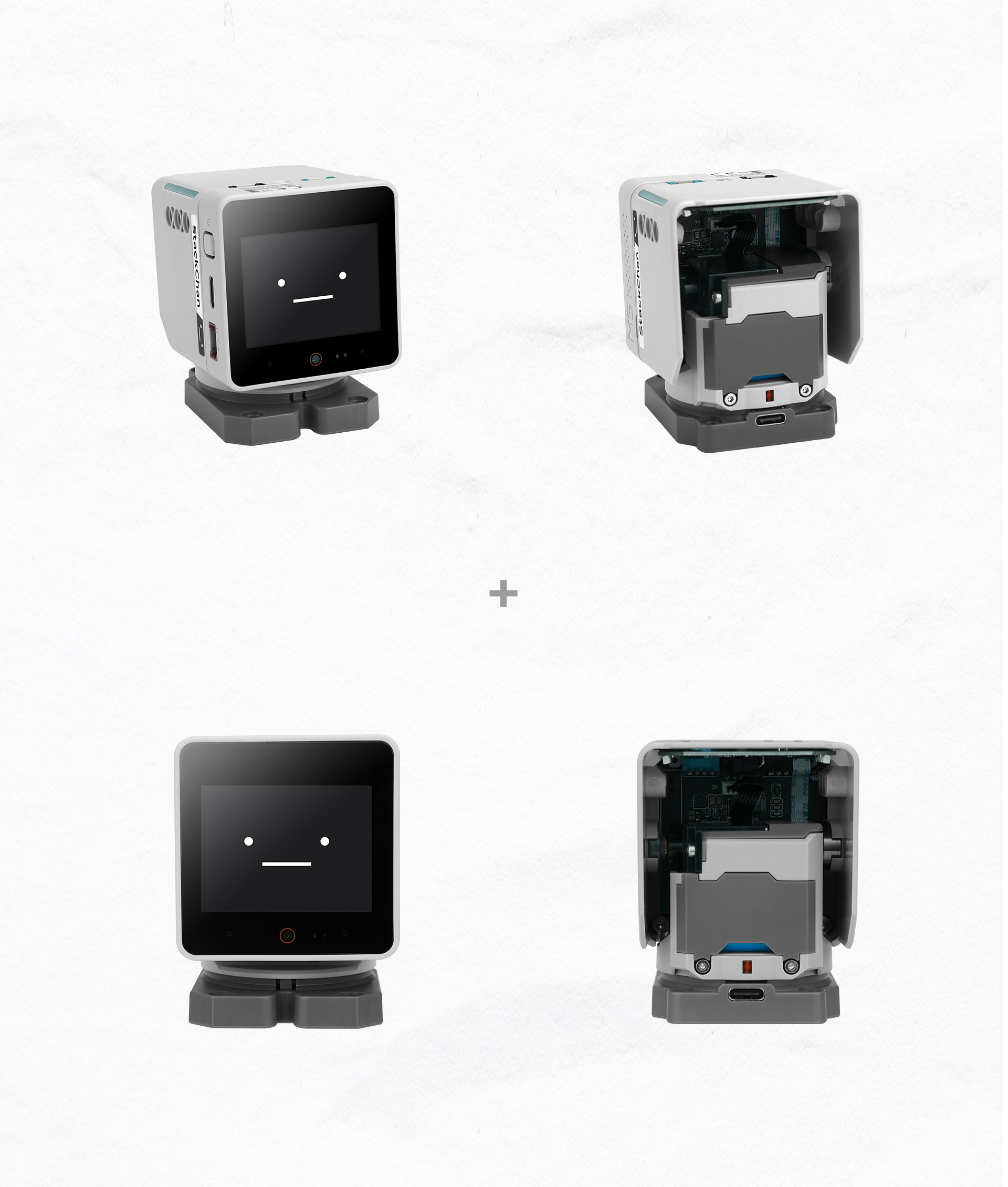M5Stack Official Stack Chan: Kawaii Co-Created Open-Source AI Desktop Robot(ESP32-S3)