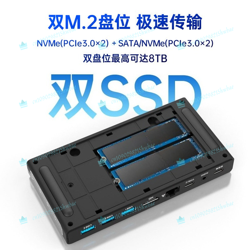 M6 mini small host N150 micro pocket win11 computer portable mini PC office home industrial control - Image 3