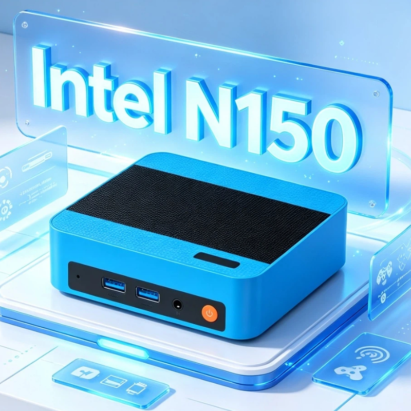 Mini PC Core N150 Compact Mini Laptop Windows 11 16GB RAM 1024GB SSD HD WiFi6 BT5.2 Multifunctional Daily Notebook Gaming PC - Image 3