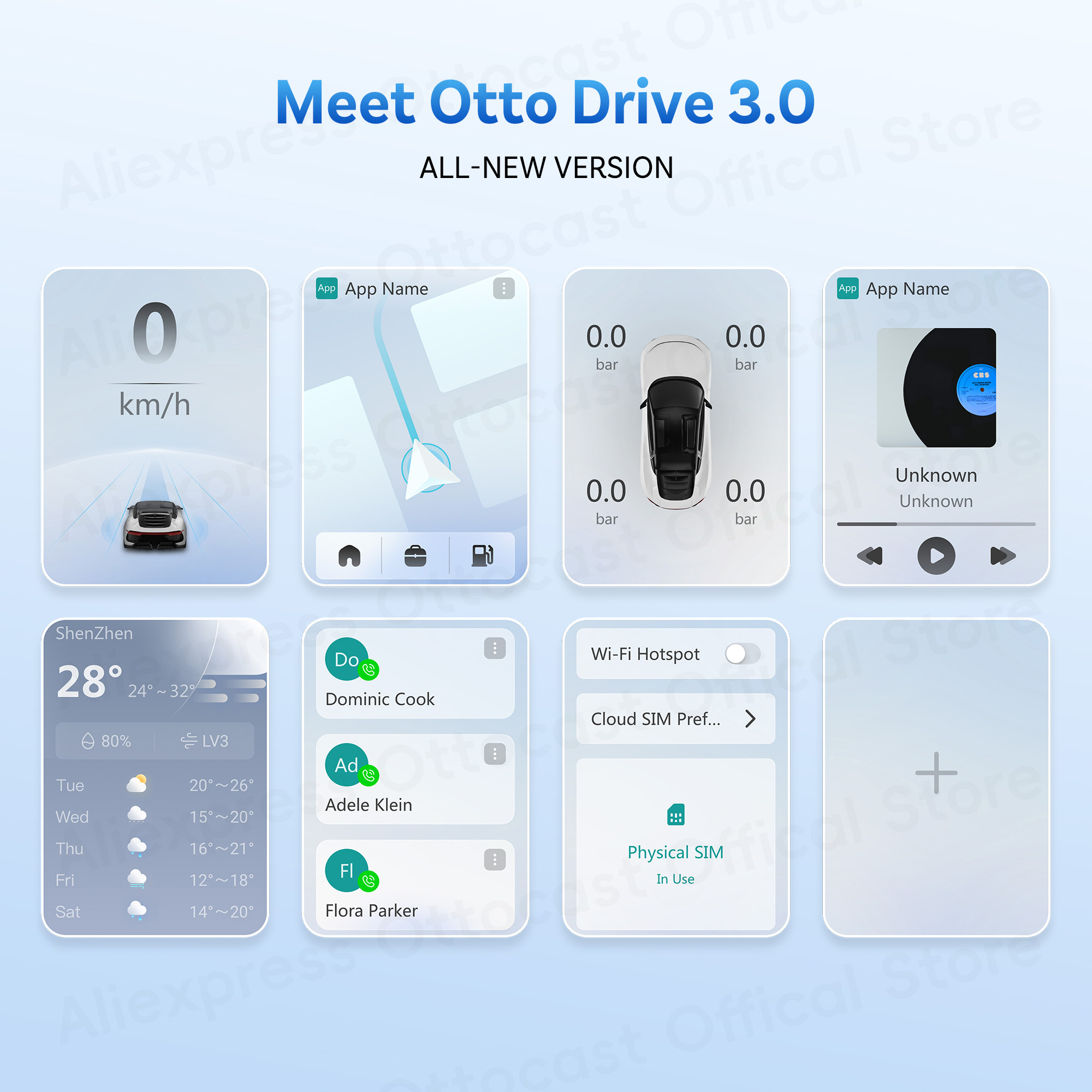 OTTOCAST P3 PRO AI Box Smart SM6225 Android Box Wireless CarPlay Android Auto AI Voice Car Accessories for VW Toyota Benz - Image 4