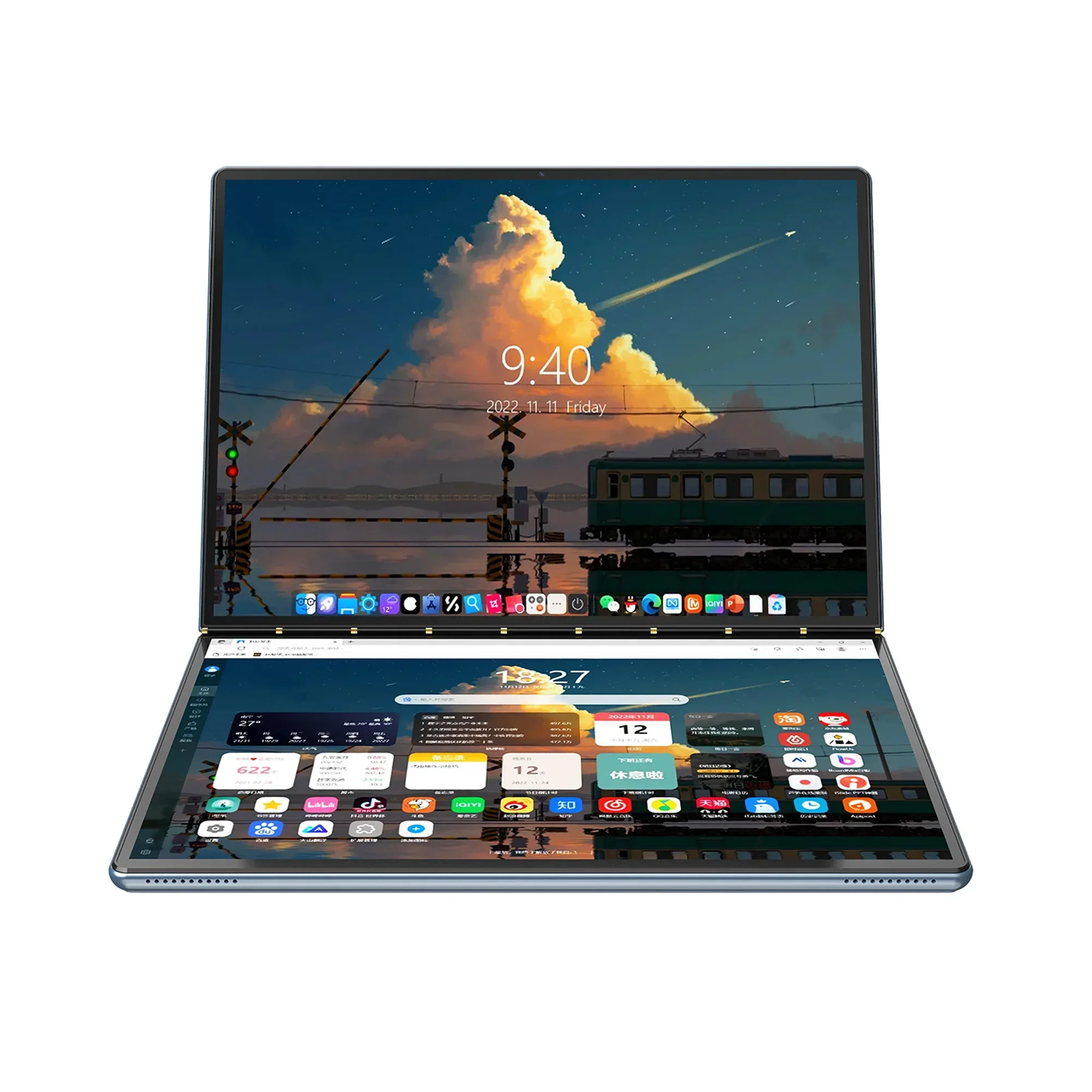 SZBOX DS18 10.95 Inch 2 in 1 Laptop Notebook  N100 Windows 11 Pro DDR4 16GB 512GB M.2 2280 SSD WIFI6 BT5.2 Gamer Computer