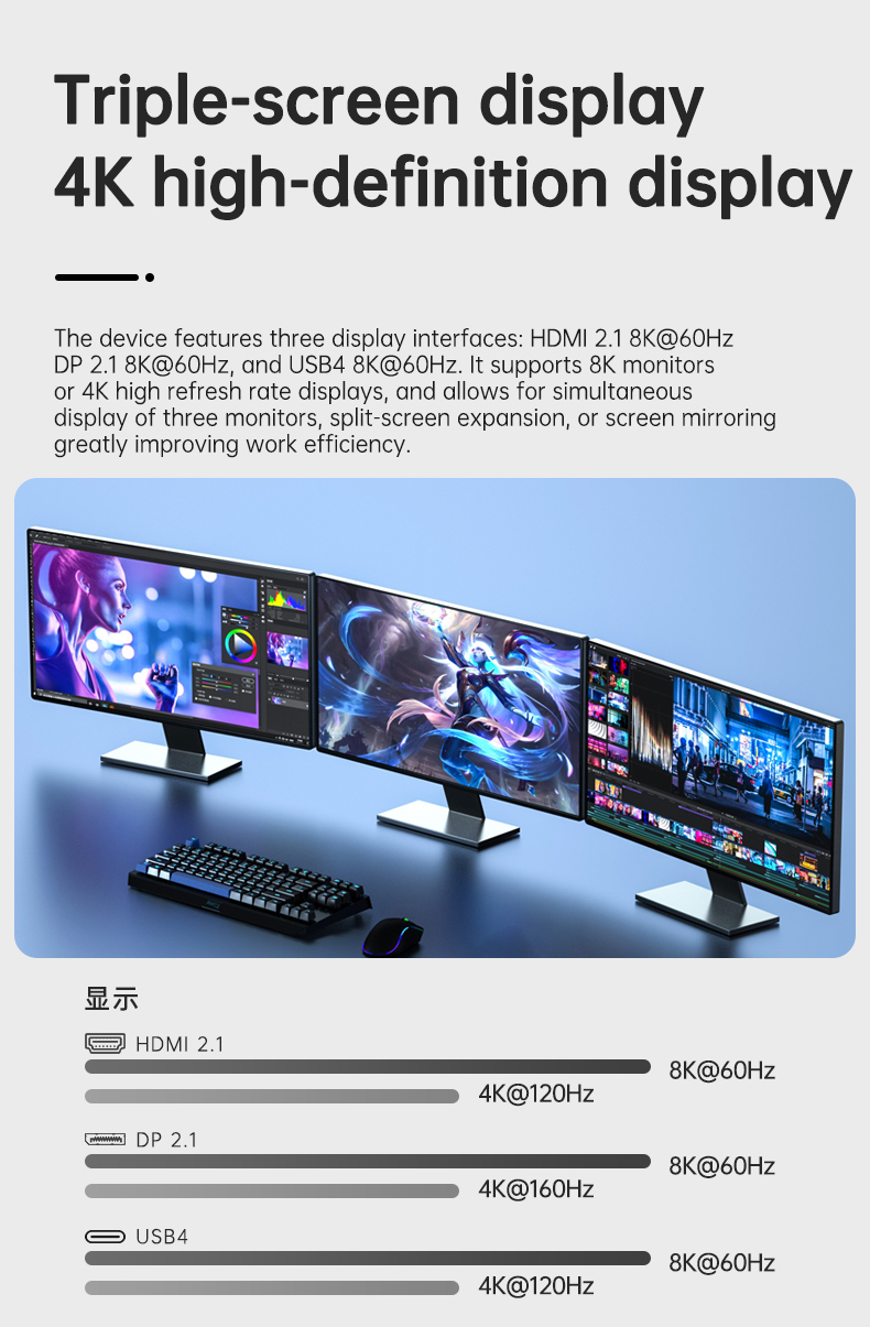 SZBOX Metal AI Mini PC AMD Ryzen AI 9 HX 470 HX 370 USB4 OCuLink Dual 2.5G LAN Dual NVMe SSD WiFi 6 BT5 Windows 11 Gaming Computer