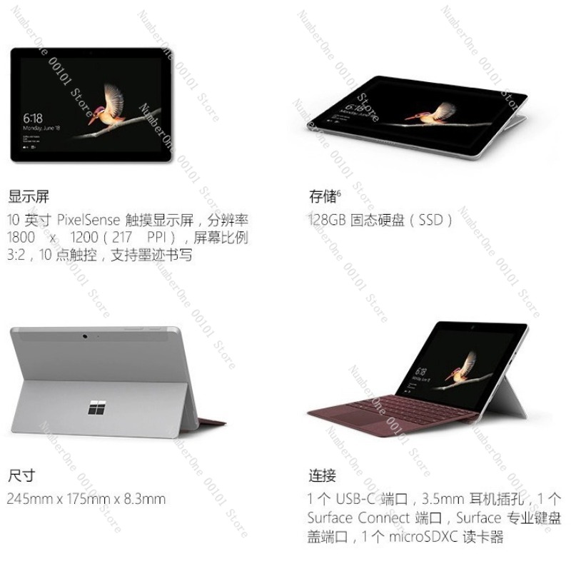 Ultra Thin 10 Inch 2 In 1 Tablet Laptop with Stylus Touch Screen and Keyboard Portable Handwriting Drawing Learning Android - Image 3