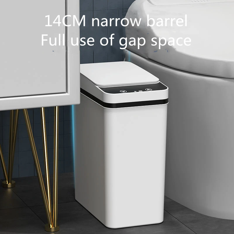 12L Smart Sensor Trash Can Home Intelligent Waste Bin Rubbish Can Dustbin Kitchen USB Charging Touch Sensor Garbage Bucket - Image 4