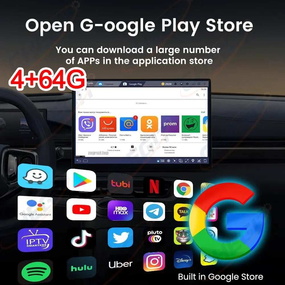 2026 Android AI Box 4G+64G / 2G+16G Wireless CarPlay Adapter Android Auto TV Box For Youtube Netflix For VW Toyota Hyundai Ford - Image 3