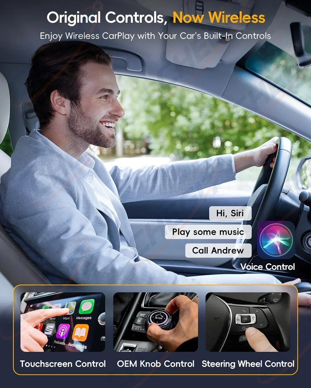 2026 Android AI Box 4G+64G / 2G+16G Wireless CarPlay Adapter Android Auto TV Box For Youtube Netflix For VW Toyota Hyundai Ford - Image 6
