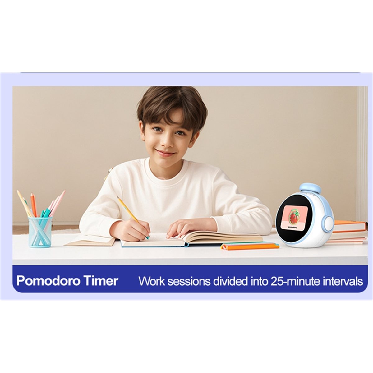 A32I AI Smart Chat Companion with Alarm Clock Function, an Educational and Entertaining AI Voice Robot for Children
