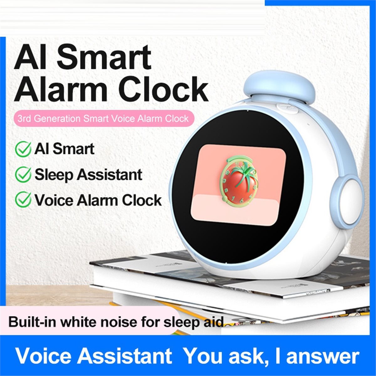 A32I AI Smart Chat Companion with Alarm Clock Function, an Educational and Entertaining AI Voice Robot for Children - Image 5