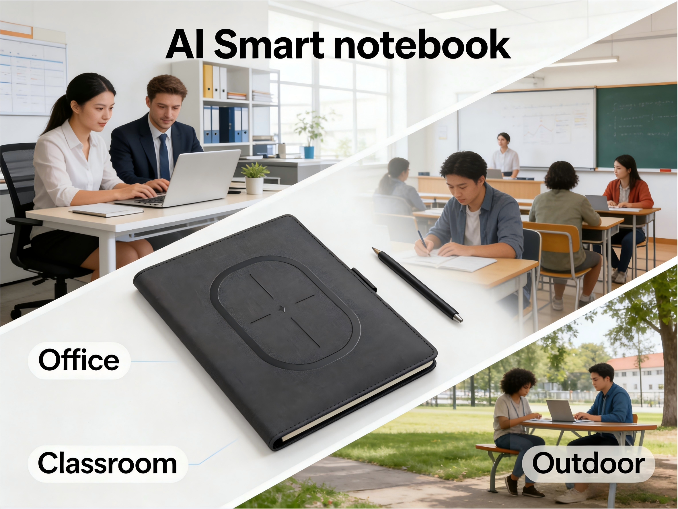 AI Intelligent Notebook 8GB Supports WIFI Bluetooth Recording Text Input Meeting Minutes Translation And Multilingual Learning - Image 3