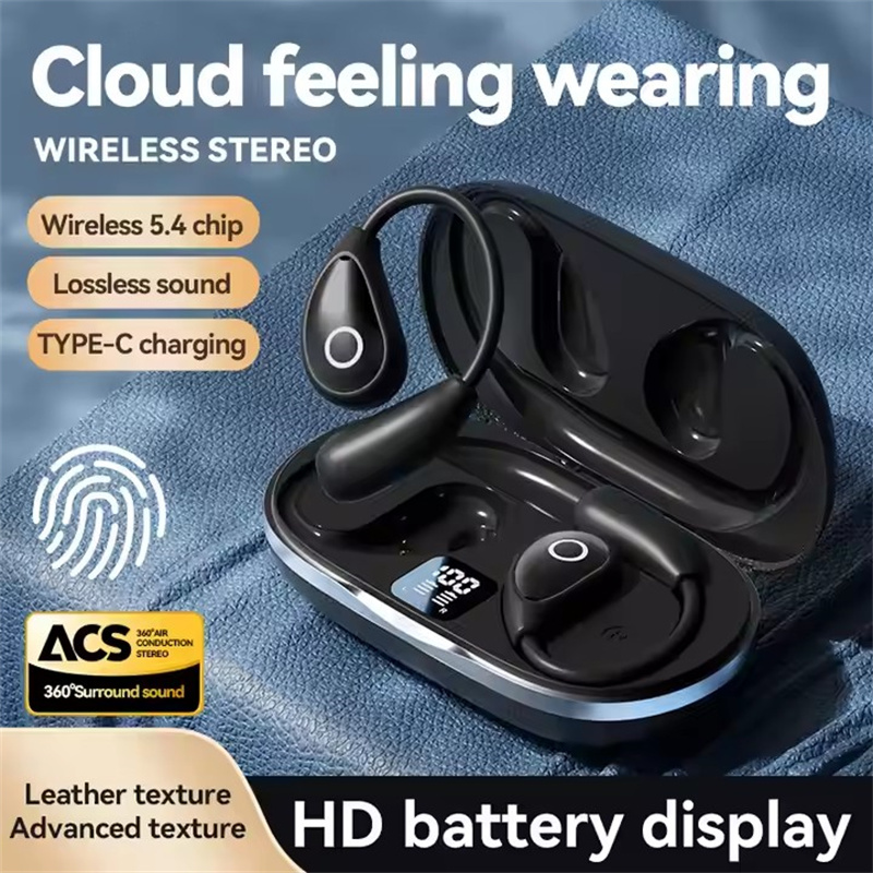 AI Real Time Translation Earbuds Sport Bluetooth Headphones Intelligent Multifunction OWS The Business Trip Call 137 Languages