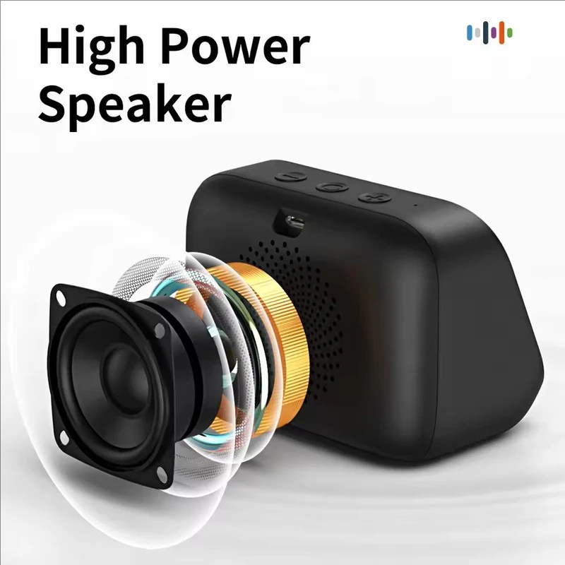 AI Smart Bluetooth 5.4 Speaker HD Touch Screen Display Electronic Album Alarm Clock Hi-fi Stereo Sound Voice Speaking Assistant - Image 4