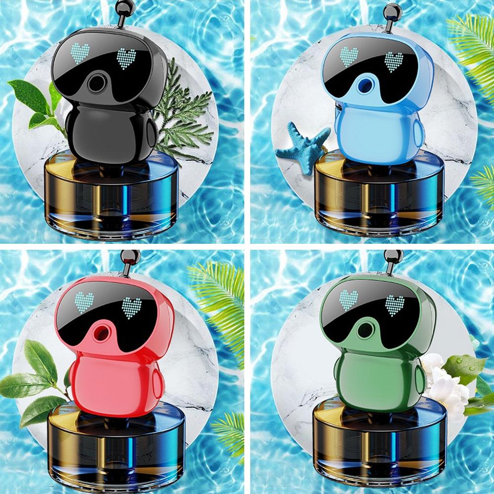AI Smart Car Air Freshener Rechargeable Adjustable Cute Robot Smart Aromatherapy Diffuser Gift Car Accessories Interior - Image 5
