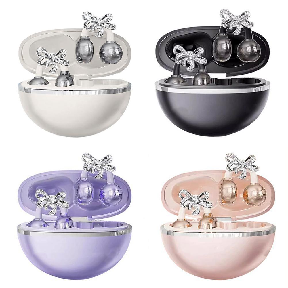 Bow Shaped Diamond Buckle Earrings Star Open Ear Clip Waterproof Range Ai Intelligent Wireless Earphones Long Bluetooth B1Z4