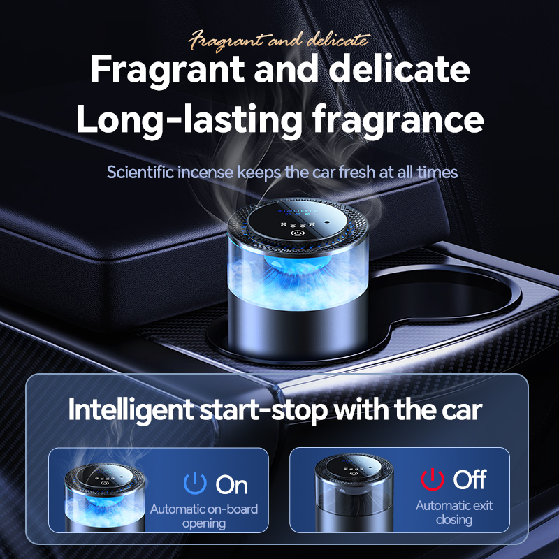 Car Fragrance Perfume Air Freshener Intelligent Cloud Fragrance Machine Car Interior Intelligent Induction Control Air Purifier - Image 3