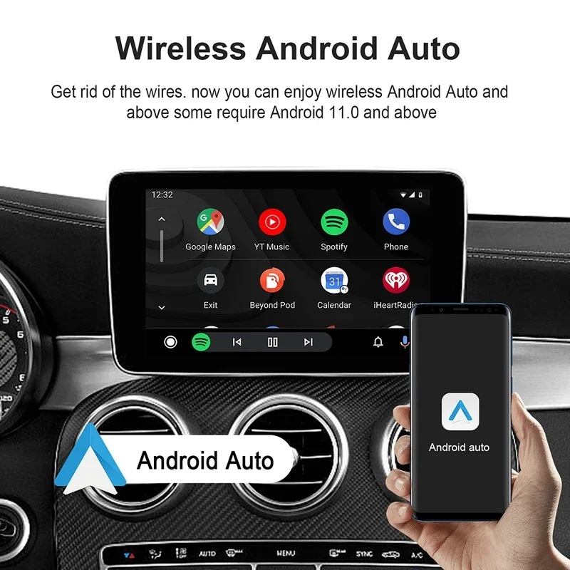 Carplay AI Box Android 13 Wireless Android Auto Smart TV Box For Youtube Netflix Toyota Mazda Hyundai Haval GMC Ford MG - Image 6