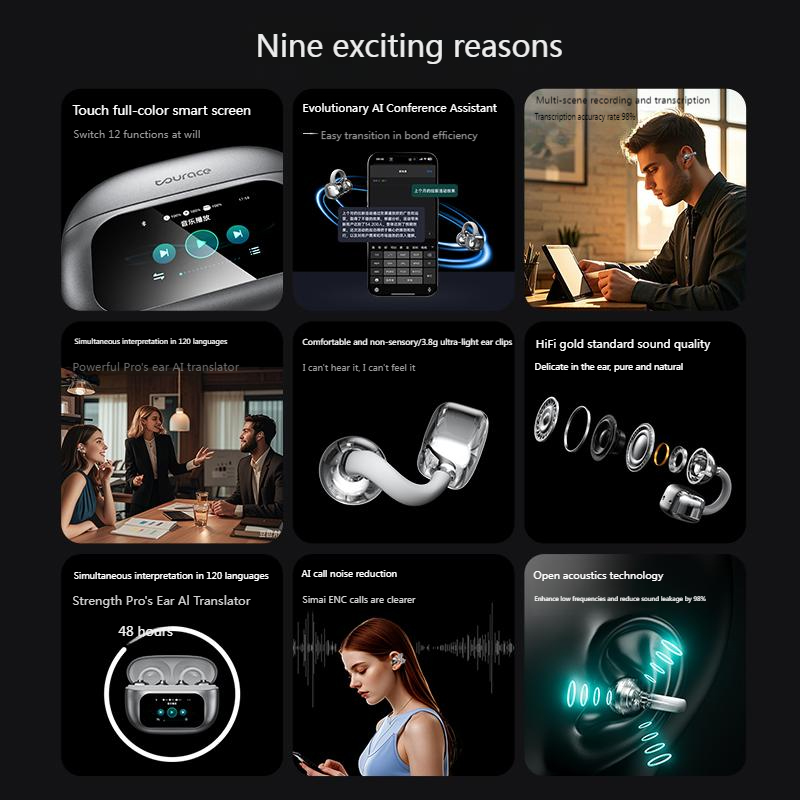 DIGIBLUSKY Wireless Hi-Fi Earphones with ANC, Bluetooth 5.1